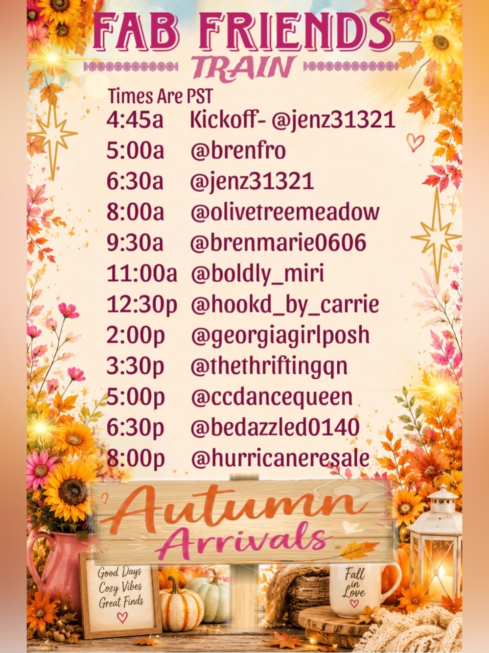 FAB Friends is LIVE 9/27 - Picture 1 of 16